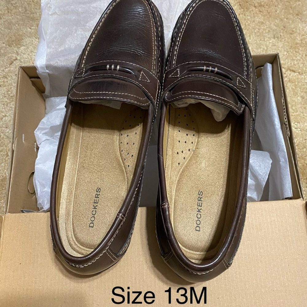 Dockers Men's Dark Brown Slip-On Loafers
